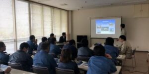 岡山原田鋼管㈱様と四国丸一鋼管㈱様に、パイプ材料の勉強会を開催していただきました。