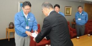山陽新聞社へ西日本豪雨災害の義援金を寄託いたしました。